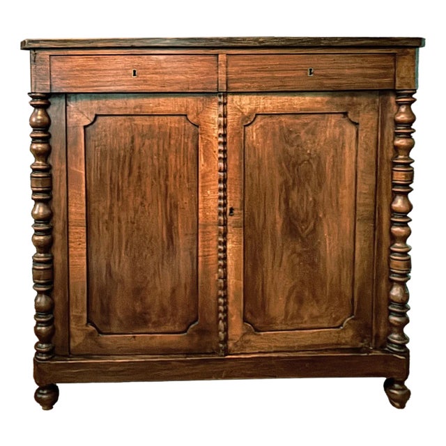 Mid 19th Century Walnut French Buffett For Sale