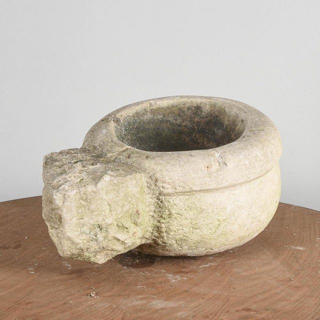 Wall Bowl in Stone For Sale - Image 4 of 9