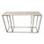 1950s Vintage Steel and Onyx Console Table For Sale