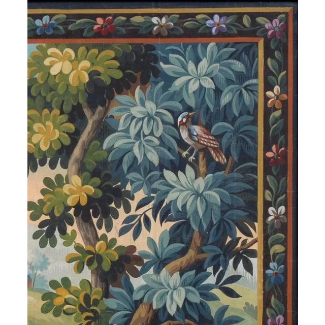 Late 19th Century French Aubusson Tapestry Cartoon For Sale - Image 5 of 6