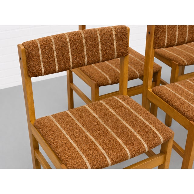 Set of 5 Mid Century Modern Oak Dining Chairs, Made in Denmark, C. 1960s For Sale - Image 9 of 16