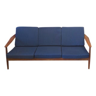 Teak FD 164 3-Seater Sofa by Arne Vodder for France and Son, 1960s For Sale