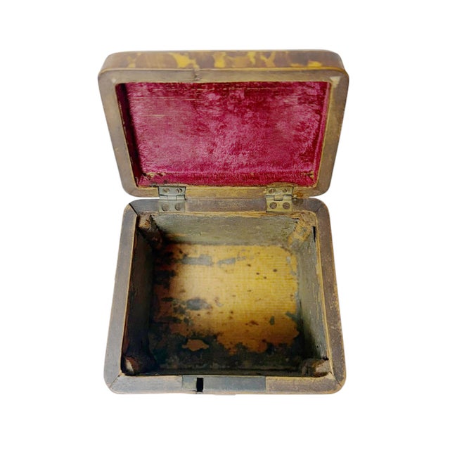 Mid 19th Century Regency Faux Tortoiseshell Box With Sterling Silver Details For Sale - Image 9 of 11