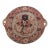 Antique 19 Th Century Japanese Imari Decorative Serving Platter With Rounded Handles For Sale