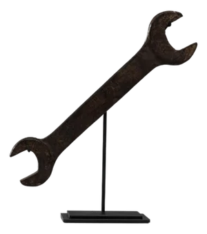 Early 20th Century French Metal Wrench On Stand