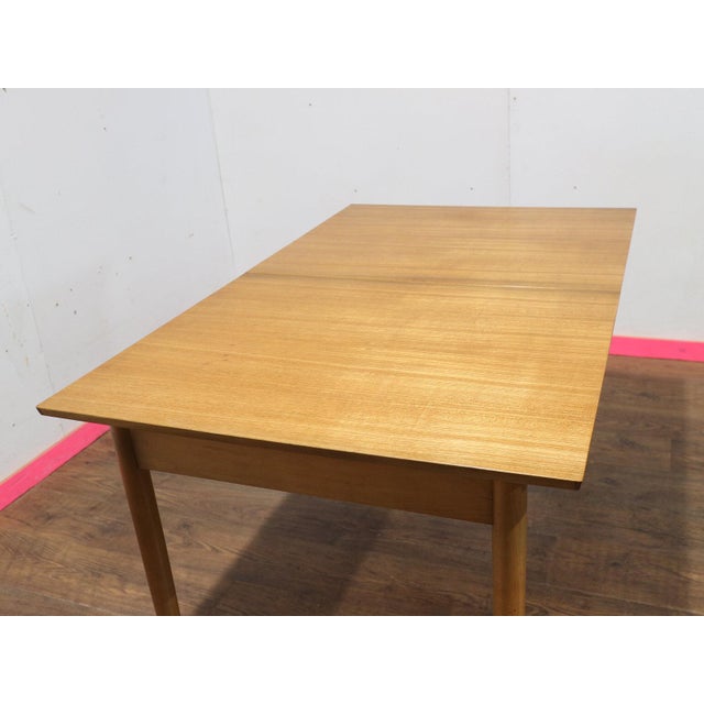 Mid Century Modern Extending Dining Table by Morris of Glasgow 8 Seater For Sale - Image 11 of 15