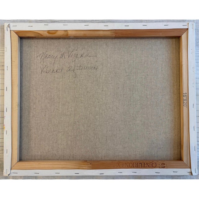 “Vibrant Afternoon” Oil on Linen by Nancy M. Vignola For Sale In Providence - Image 6 of 7