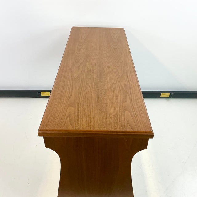 Mid-Century Mission Arts & Crafts Style Wood Organ Bench With Storage. For Sale - Image 12 of 14