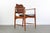 Arne Vodder Sculptural Chairs with a Cane Back and Brass Detailing Denmark - Set of 4 For Sale - Image 9 of 13
