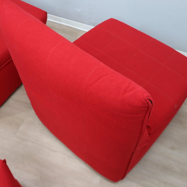 Vintage Baia Modular Lounge Armchairs by Citterio & Nava for B&B Italia, 1970s, Set of 4 For Sale - Image 15 of 17