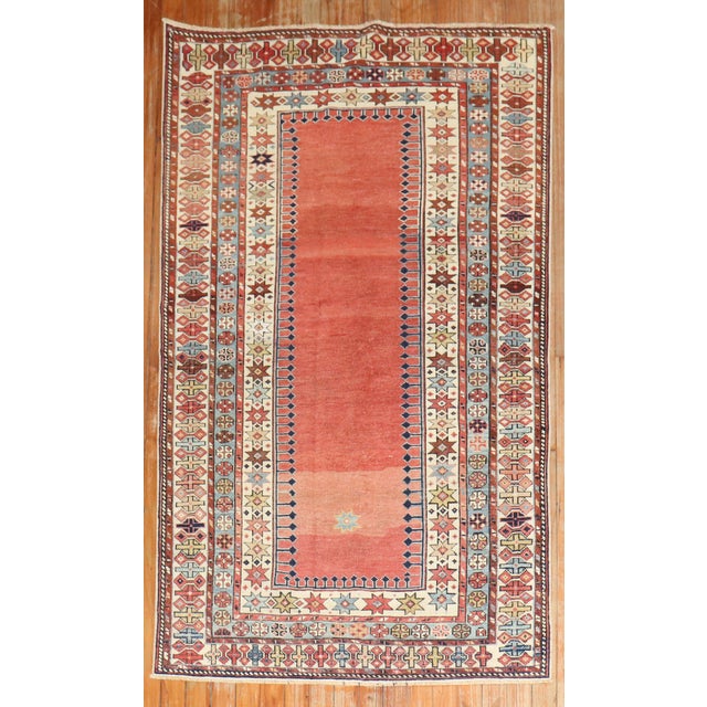 Red 19th Century Antique Caucasian Shirvan Rug For Sale - Image 8 of 18