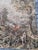 "Exquisite French tapestry from the mid-20th century, featuring a beautiful design titled « Automne-Hiver» ( Autumn-winter...
