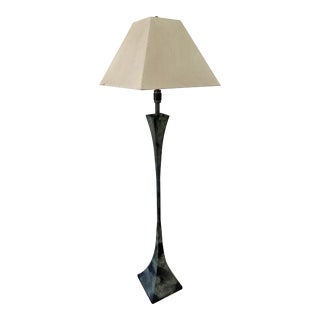 Vintage Frederick Cooper Copper Verdigris Floor Lamp For Sale