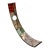 1990s Black Lacquered Wine Bottle Holder With Abstract Art For Sale