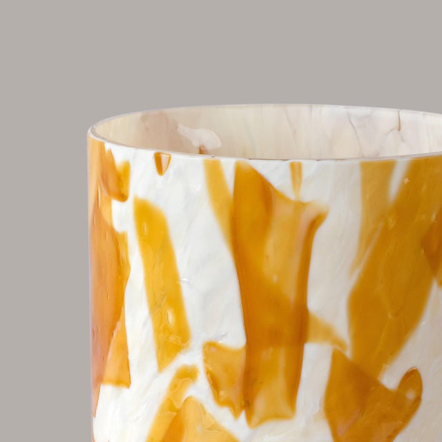 Not Yet Made - Made To Order Stories of Italy Nougat Tumblers - Karkade, Set of 6 For Sale - Image 5 of 7