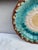 Victorian 19th Century English Victorian Majolica Sunflower Plate For Sale - Image 3 of 5