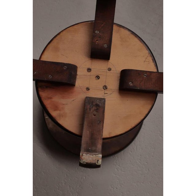 Art Deco Scandinavian Stool by Andreas Tuck, Denmark, 1930s For Sale - Image 12 of 14