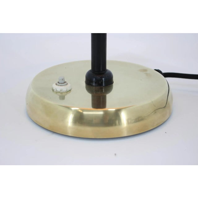 1950s Brass Table Lamp from Zukov, 1950s For Sale - Image 5 of 6