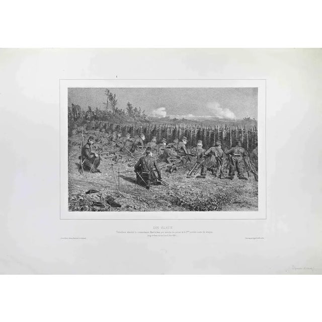 The French Trench is an artwork realized by Auguste Raffet (1804-1860) in the 1860s. Belongs to the series "Souvenir...