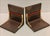 Metal 1970s Vintage Gucci Leather and Brass Bookends - Pair For Sale - Image 7 of 11