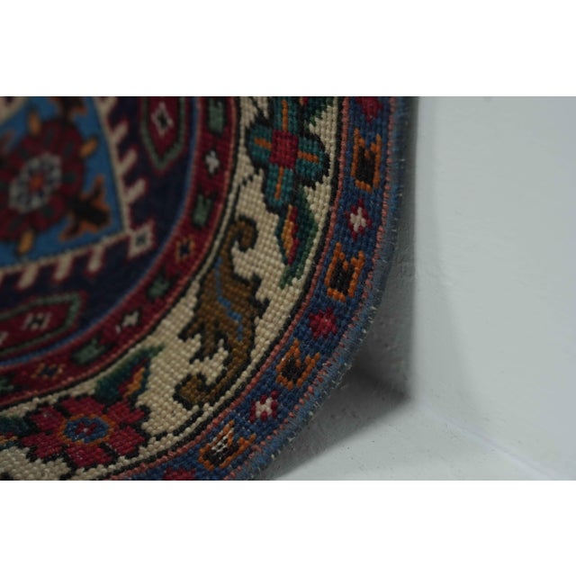 1970s Vintage Persian Handmade Wool 10x13 Red Area Rug For Sale - Image 12 of 13