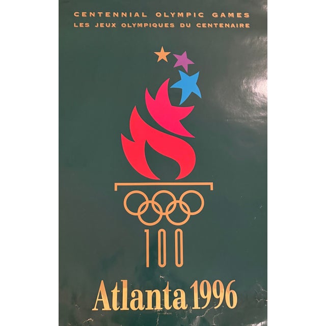 Campaign The Atlanta Committee for the Olympic Games (Acog) - Centennial Olympic Games, Atlanta 1996, Offset Lithograph Poster on Paper For Sale - Image 3 of 5