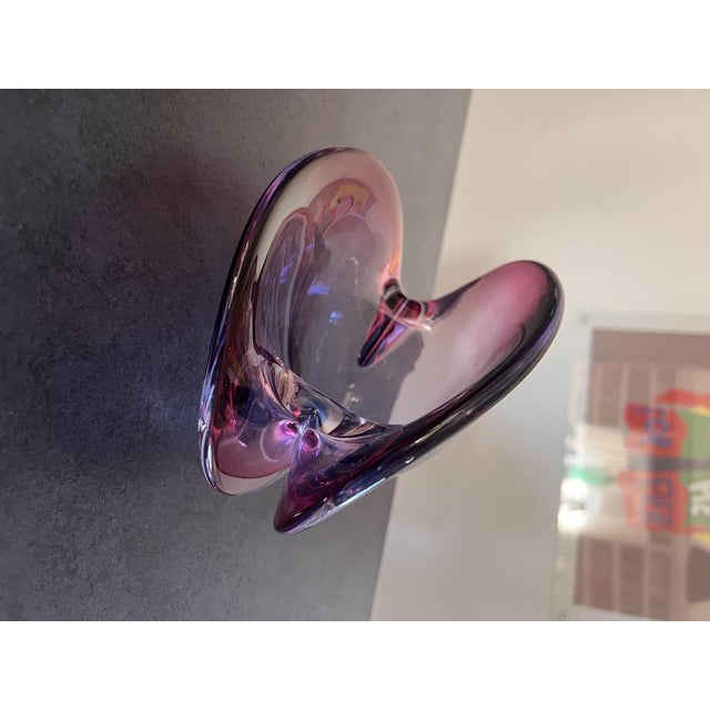Purple and Blue Murano Glass Confetti Bowl or Ashtray, 1950s For Sale - Image 6 of 13