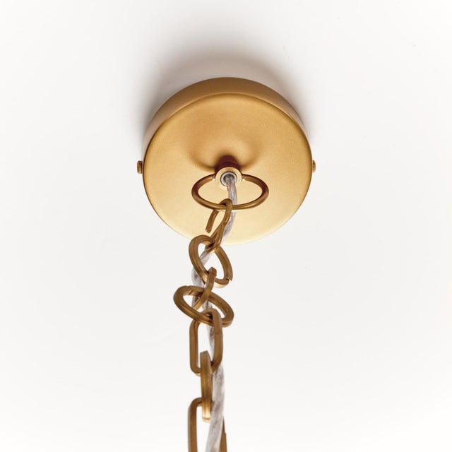 Kenneth Ludwig Chicago Thayer Dome Pendant Small For Sale - Image 4 of 4