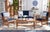 The open and airy design of the Rocklin 4 Piece Outdoor Set beautifully combines form and function. Its slatted silhouette...
