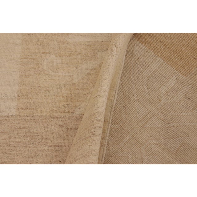 Tan Boho Chic Gabbeh Tan/Brown Wool Rug - 10'0'' X 13'3'' For Sale - Image 8 of 10