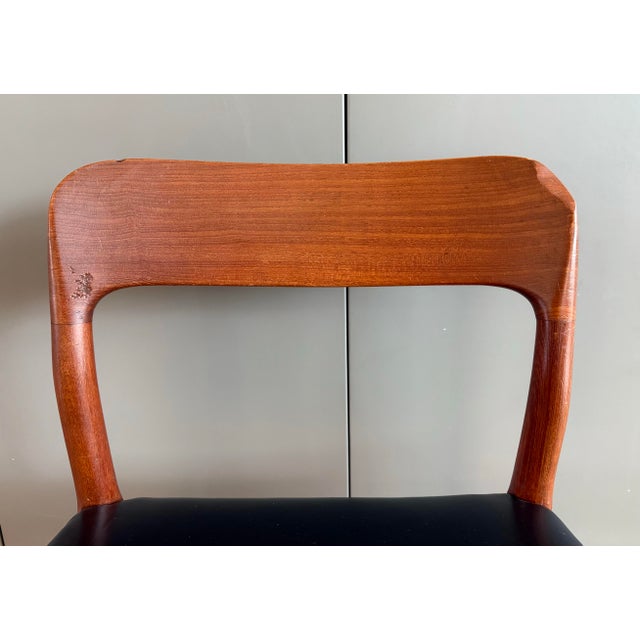 Vintage Mid Century Niels Moller Model #75 Chair For Sale In Austin - Image 6 of 11