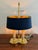 Mid-20th Century Brass Bouillotte Lamp With Black Tole Shade For Sale - Image 9 of 9
