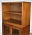 Vintage Chinoiserie Coastal Faux Rattan Bookshelf Cabinet For Sale - Image 6 of 11