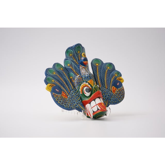 Traditional Wooden Mask, 1970s, Set of 3 For Sale - Image 3 of 14