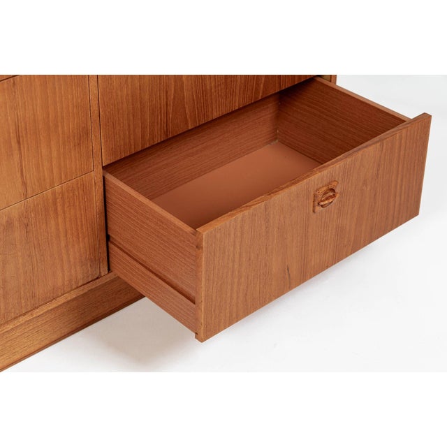 Danish Mid-Century Modern Teak 6-Drawer Dresser or Chest, 1960s For Sale - Image 9 of 14