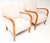 1930s Art Deco Swedish Armchairs in Satin Birch, 1930s, Set of 2 For Sale - Image 5 of 9