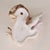 Early 20th Century Antique European Porcelain Gold Gilt Cherub Christmas/Holiday Ornament For Sale - Image 5 of 6