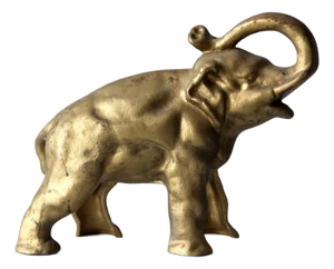 Antique Cast Iron Elephant Bank