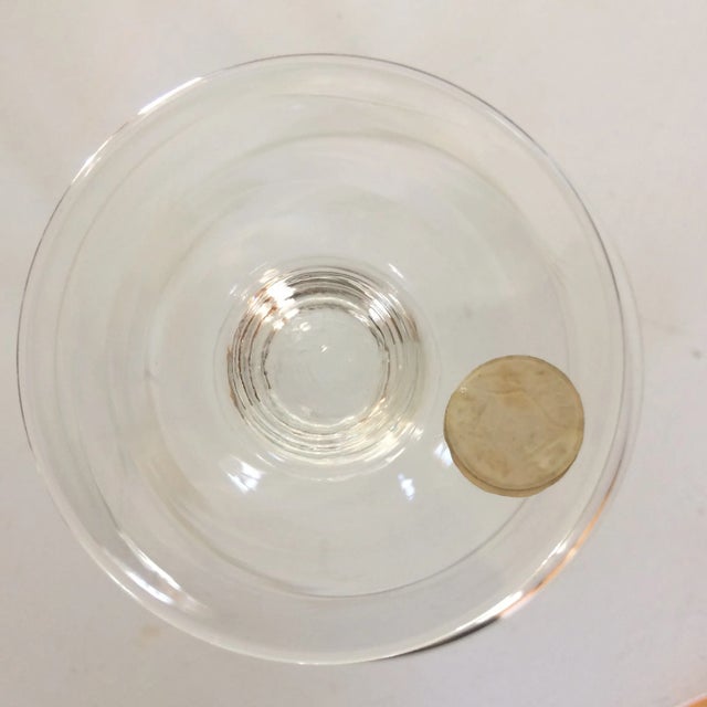 Sasaki Noritaki Wheat Pattern Crystal Brandy Cocktail Glasses - Set of 6 For Sale - Image 10 of 13