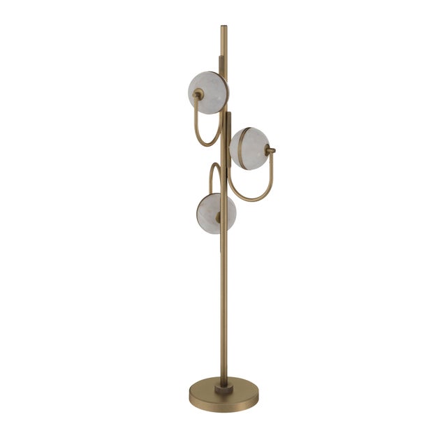 Oculus Floor Lamp by Porus Studio For Sale - Image 4 of 11