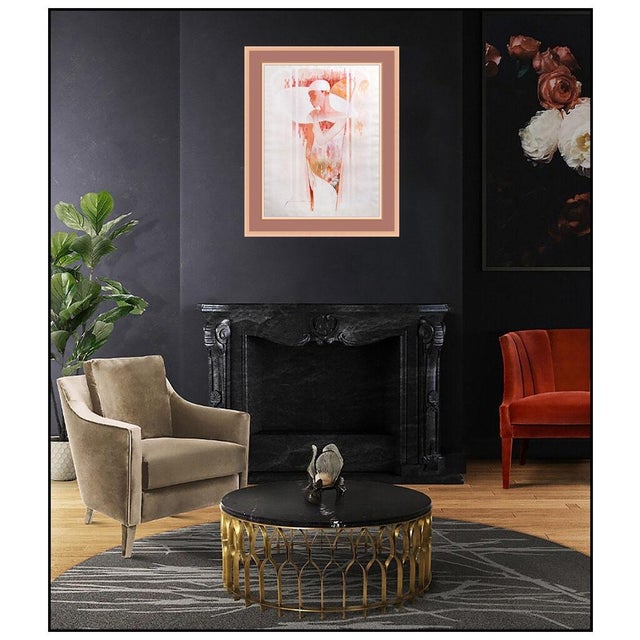 Message us to inquire about custom framing options! (Included for free with every purchase) The artwork here, "Silence",...