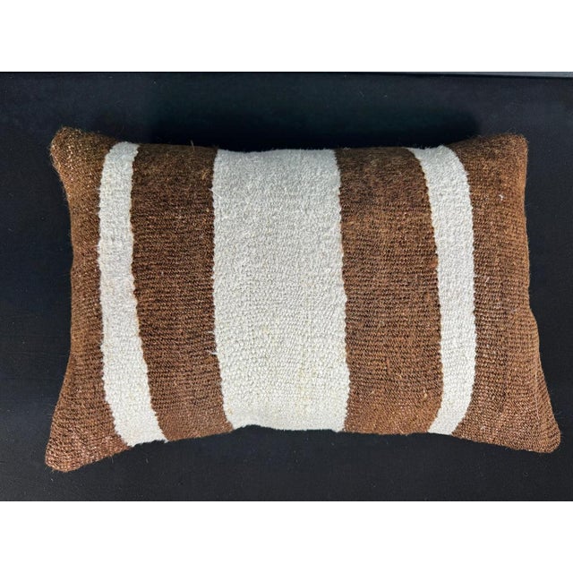 Turkish Hemp Pillow Cushion Natural Beige Brown Pillow Cushion Cover 16" x 24" #30141 Enhance your home decor with our...