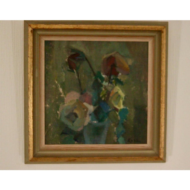 Kobbe, Muted Still Life, 1960s, Oil on Canvas, Framed For Sale - Image 5 of 16