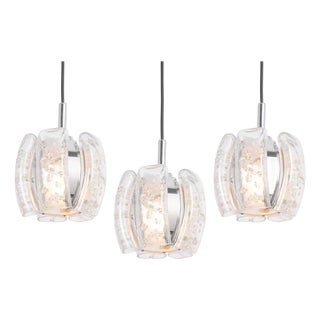Murano Tube Pendant Light by Doria, 1970s For Sale