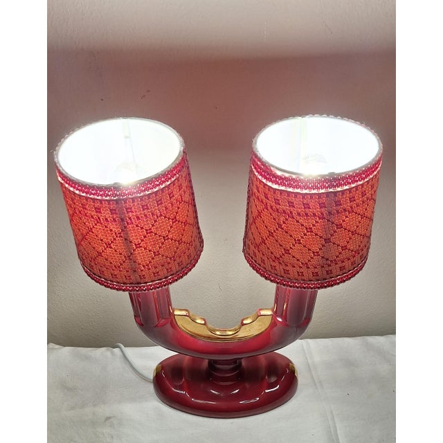 1930s Belgian Art Deco Table Lamp by Lamplove, 1930s For Sale - Image 5 of 10