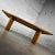 Wood Modern Oak Large Trestle Style Dining or Conference Table Bullnose Edge Top & Legs For Sale - Image 7 of 13
