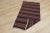 Textile 1980s Tribal Black Striped Kilim Small Rug For Sale - Image 7 of 13