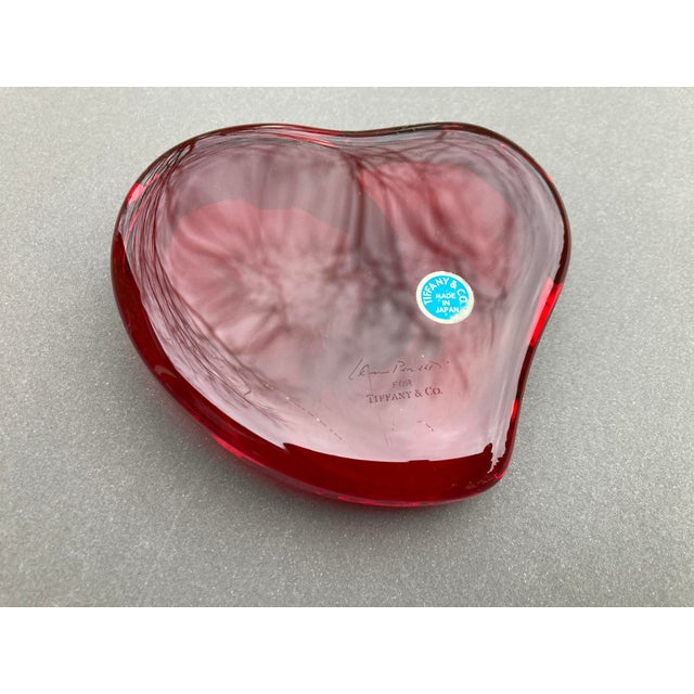 Elsa Peretti Tiffany & Co Red Heart Paperweight For Sale - Image 10 of 16