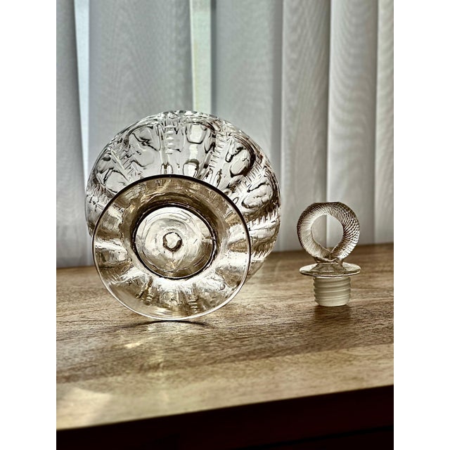 Boho Chic 18th-Century Bohemian GermanGlass Decanter, 1750s For Sale - Image 3 of 8