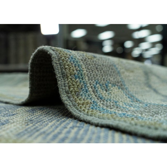 Textile Turkish Oushak Rug 7'8" x 9'1" #19103 For Sale - Image 7 of 8